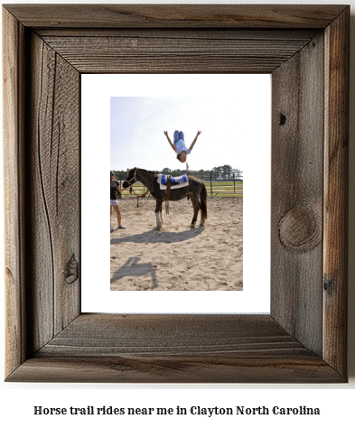 horse trail rides near me in Clayton, North Carolina